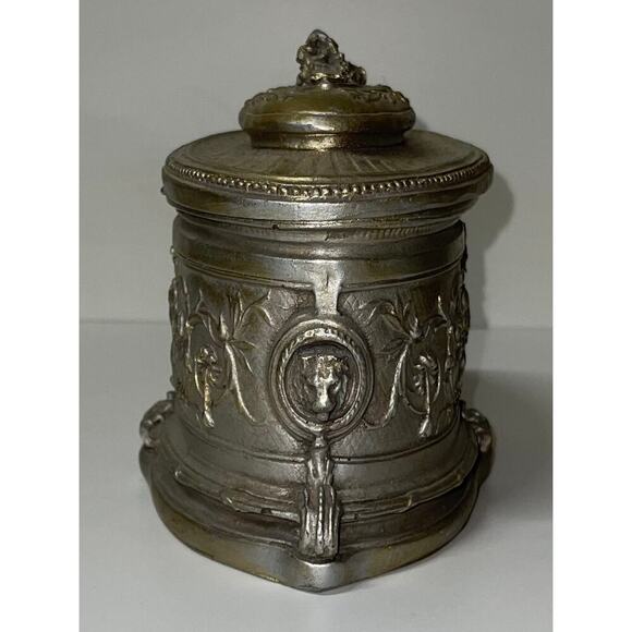 Elegant Gold Hinged Box Large and Heavy  Top quality - Picture 3 of 6